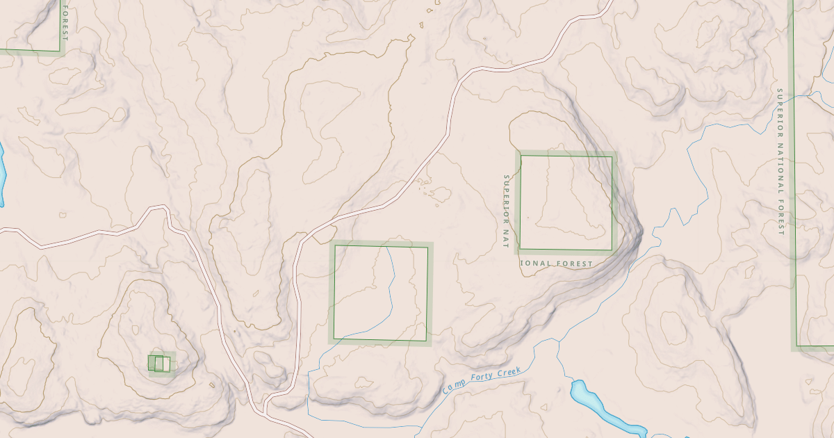 Map preview of CRANE LOOKOUT SPUR B