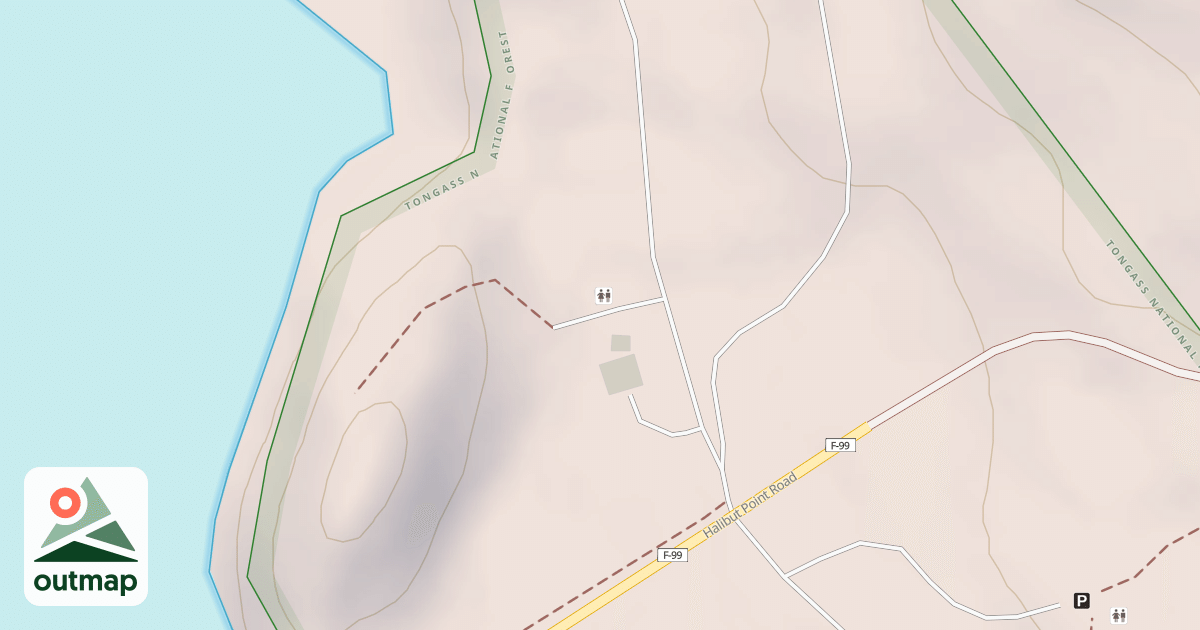 Map of STARR  BAYSIDE LOOP CAMPSITE