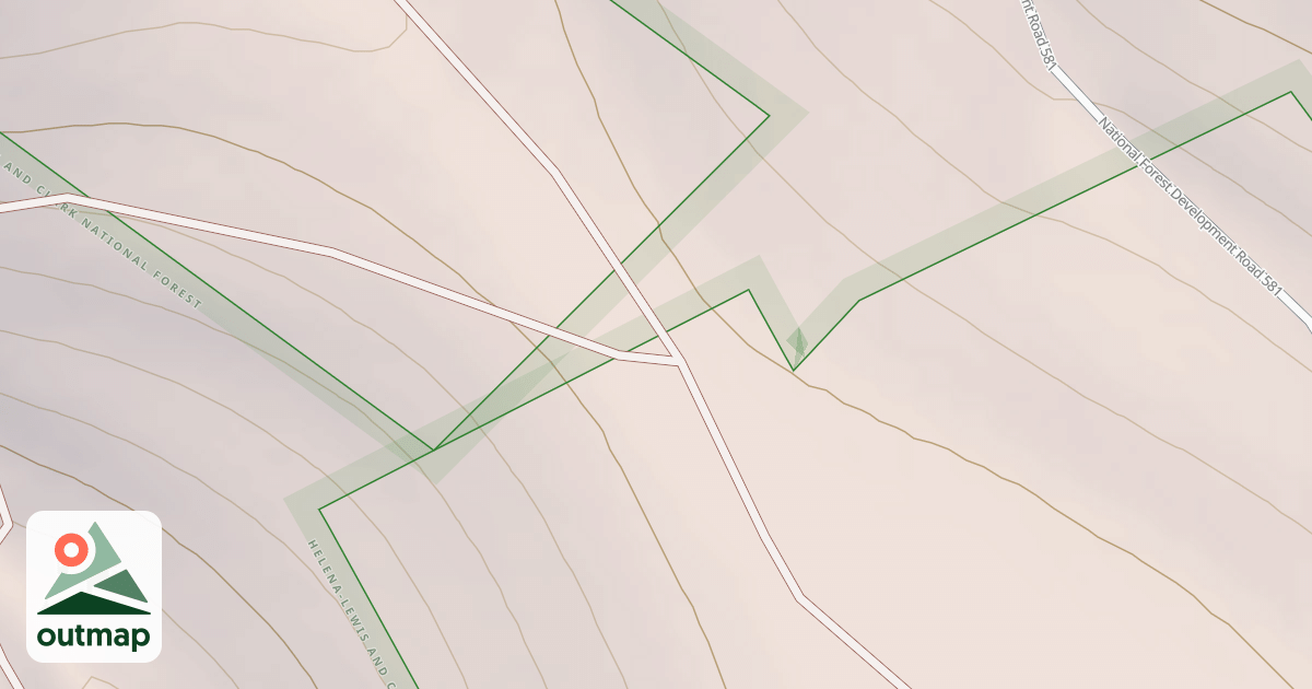 Map of HAMILTON CREEK