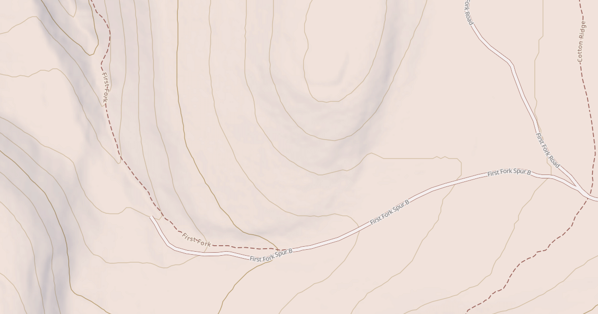 Map preview of FIRST FORK SPUR B