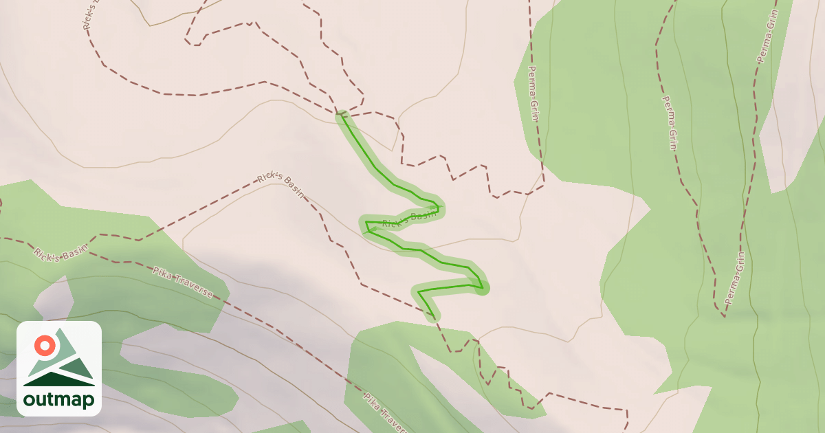 Map of Rick's Basin