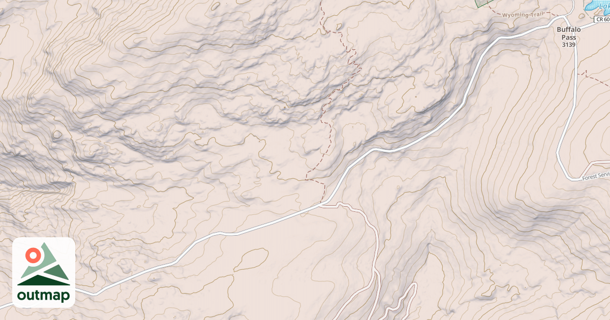 Map of BUFFALO PASS
