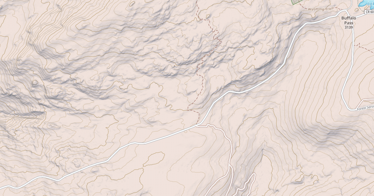 Map preview of BUFFALO PASS