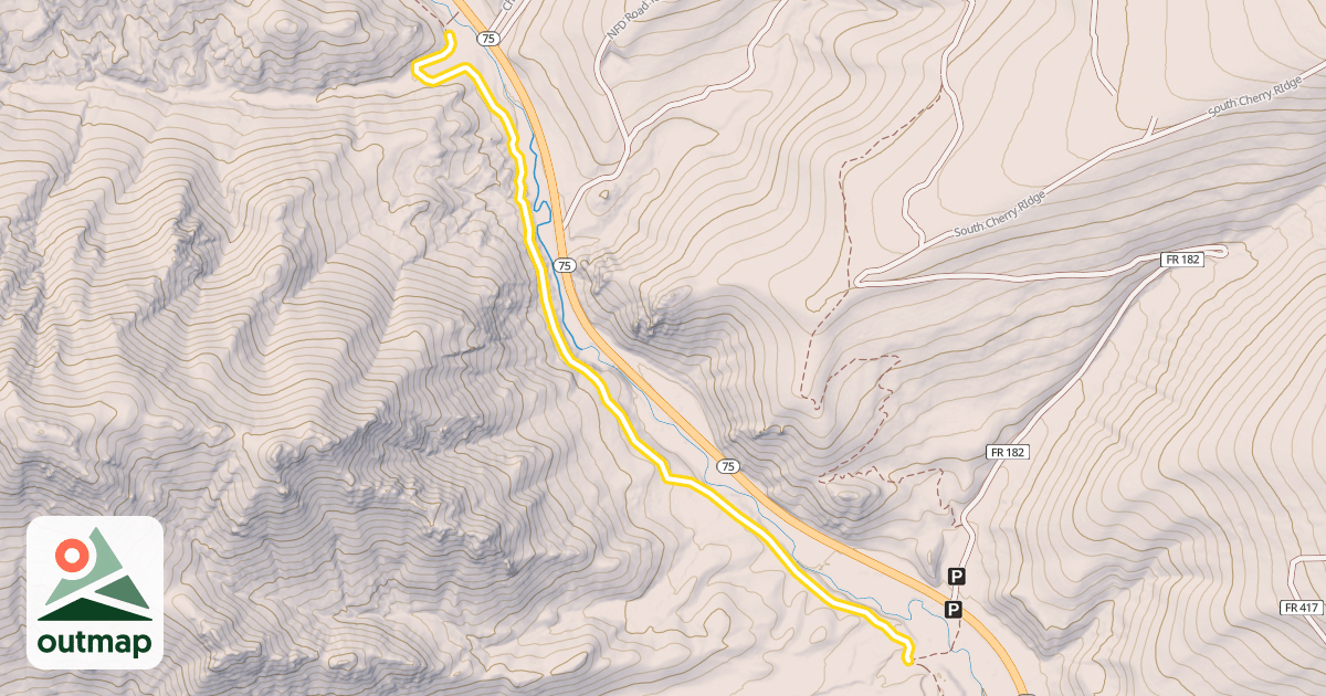 Map of Harriman Trail