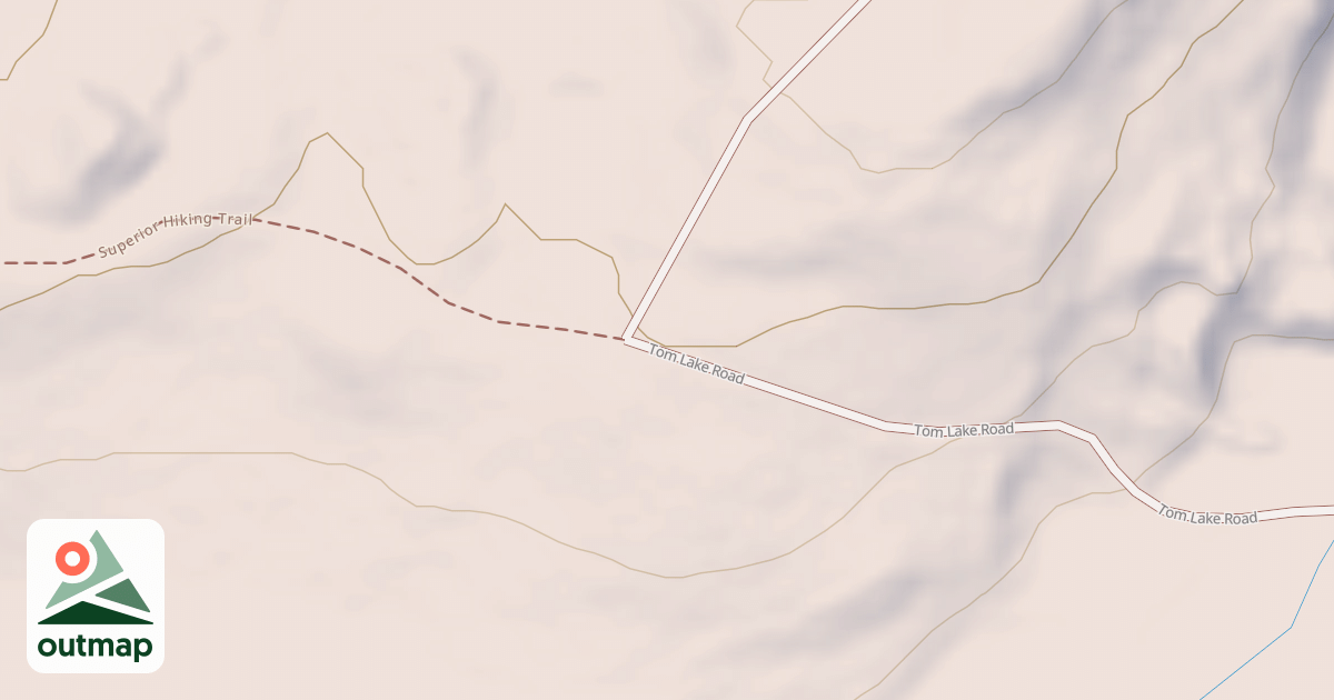 Map of Hovland Woods Trail