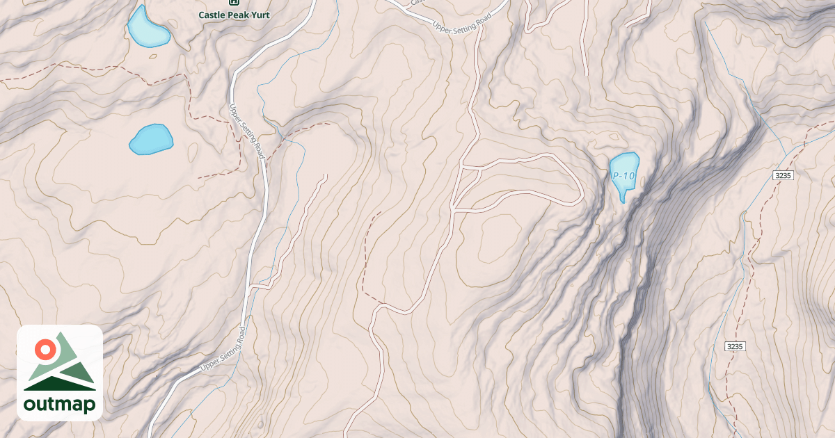 Map of CHOCK ROAD