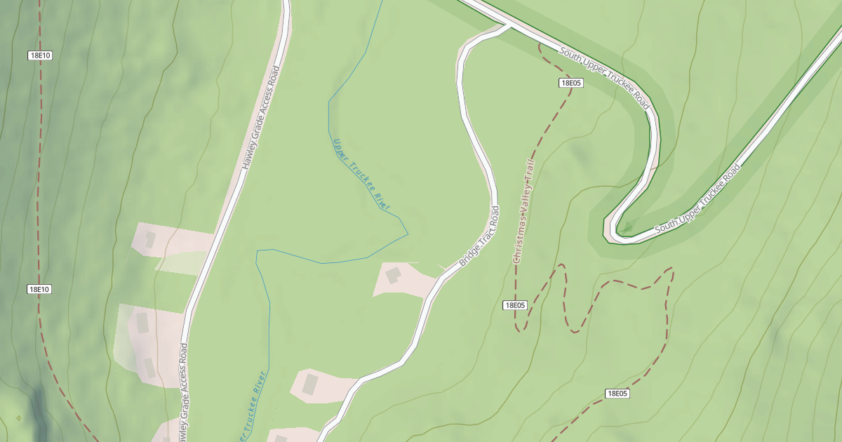 Map preview of BRIDGE TRACT ROAD