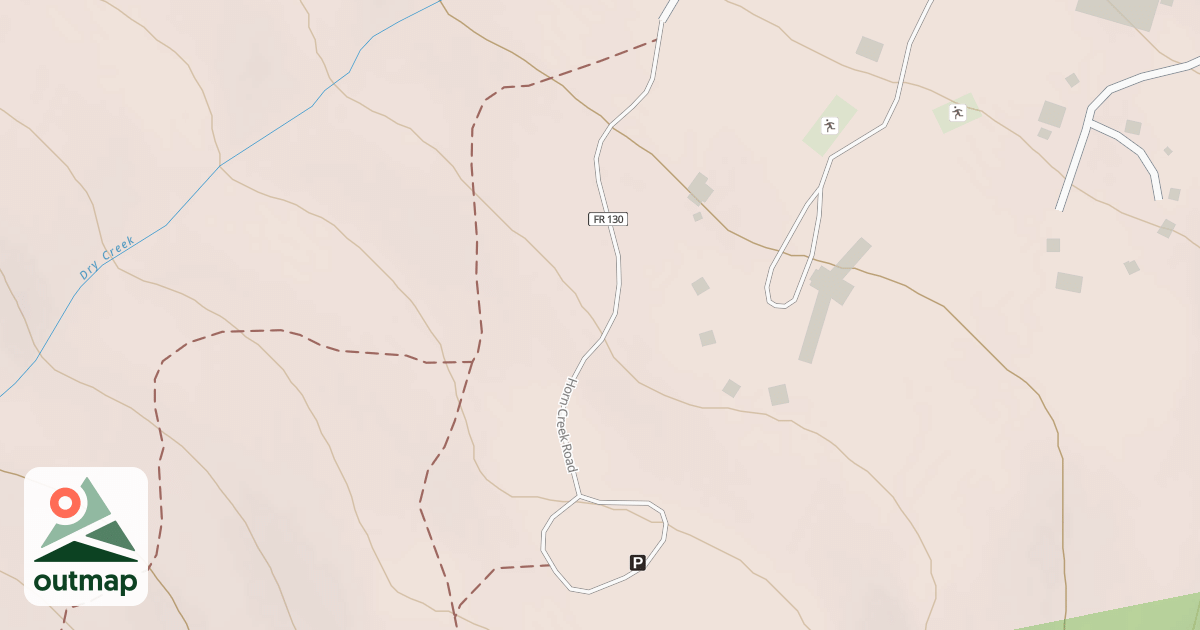 Map of HORN CREEK