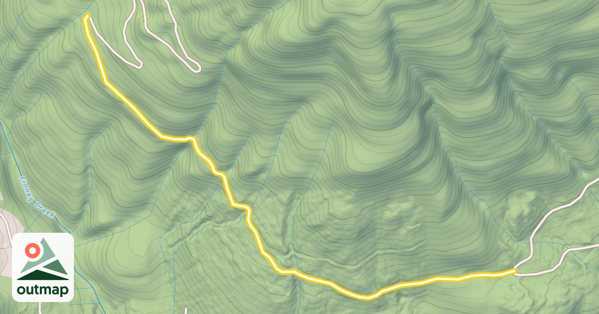 Map of National Forest Development Road 1720
