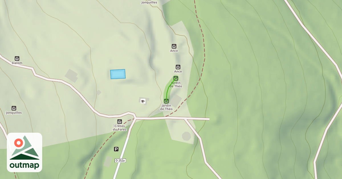 Map of Jardin de Théo