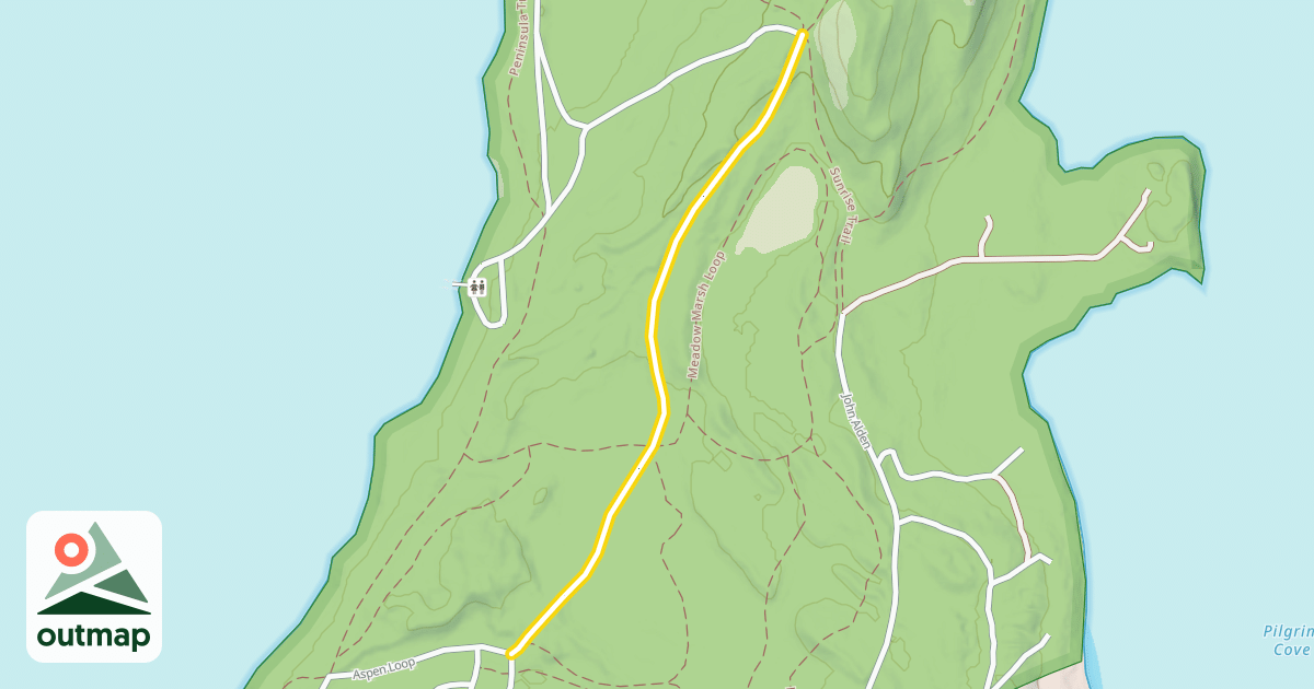 Map of University Drive