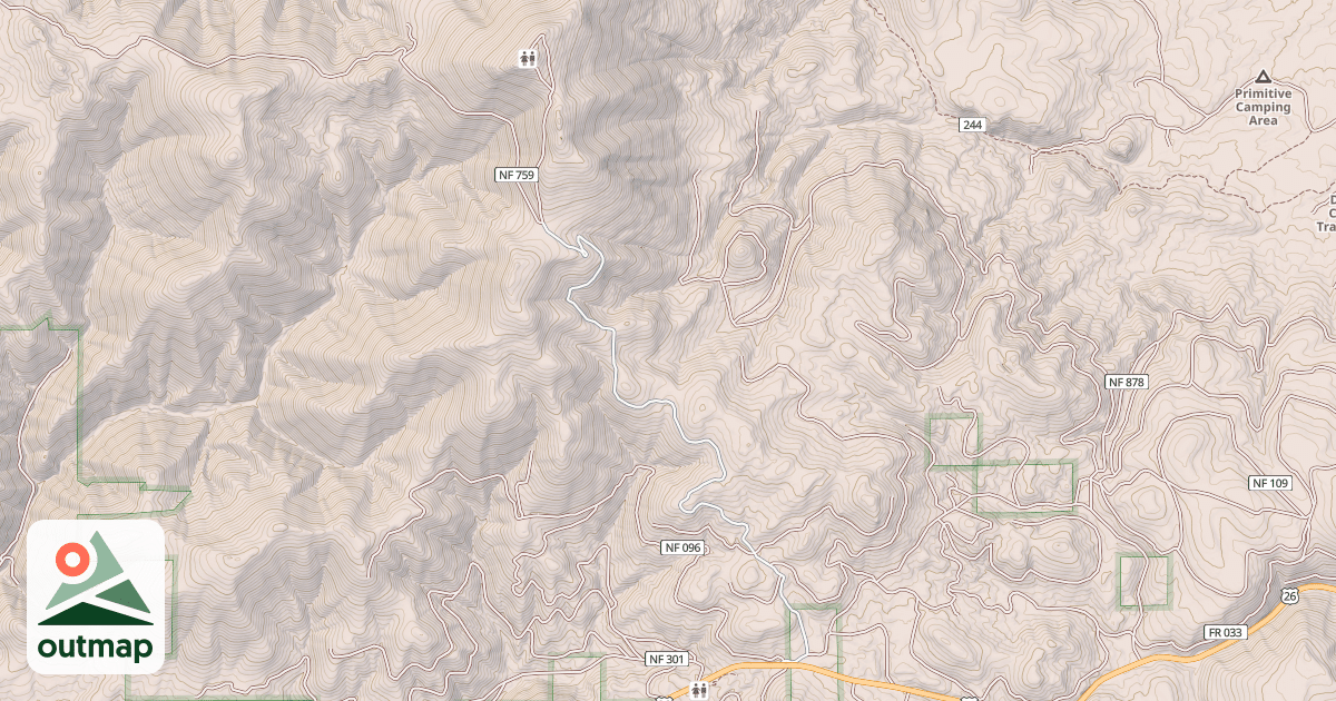 Map of DIXIE BUTTE LT MRS