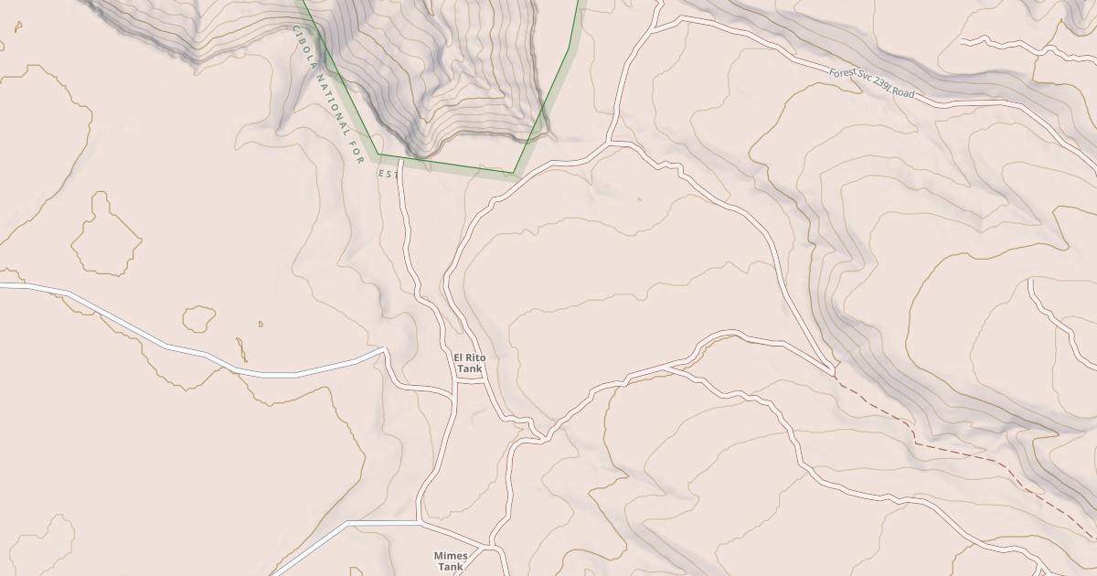 Map preview of USFS Motor Vehicle Use Map Roads {F8786E33-E4D6-4F27-8B5C-515154DCD14F}