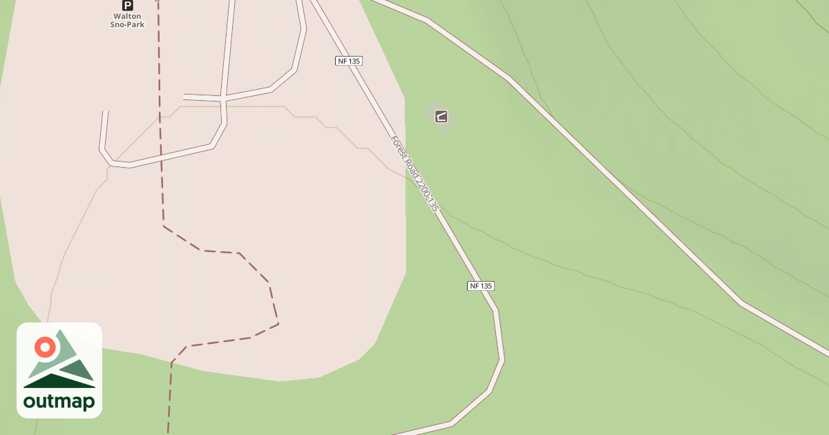 Map of USFS Motor Vehicle Use Map Roads {3E3AFEEC-86CC-44D9-A1B2-3D0A1A7125F1}