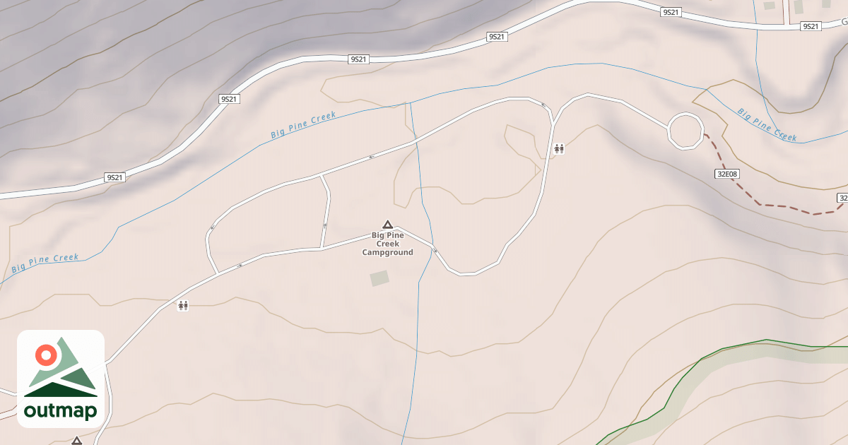 Map of BIG PINE CRK CG CONN1 Q-071