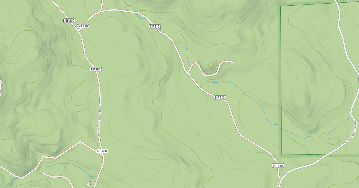 Map preview of USFS Motor Vehicle Use Map Roads {19A9A5E0-CC4A-4B6C-8DC9-527997E3957D}