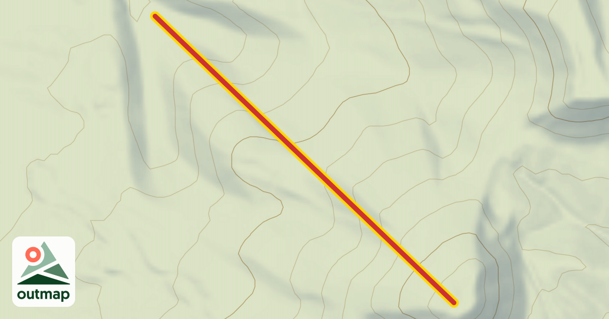 Map of South Peak Triple