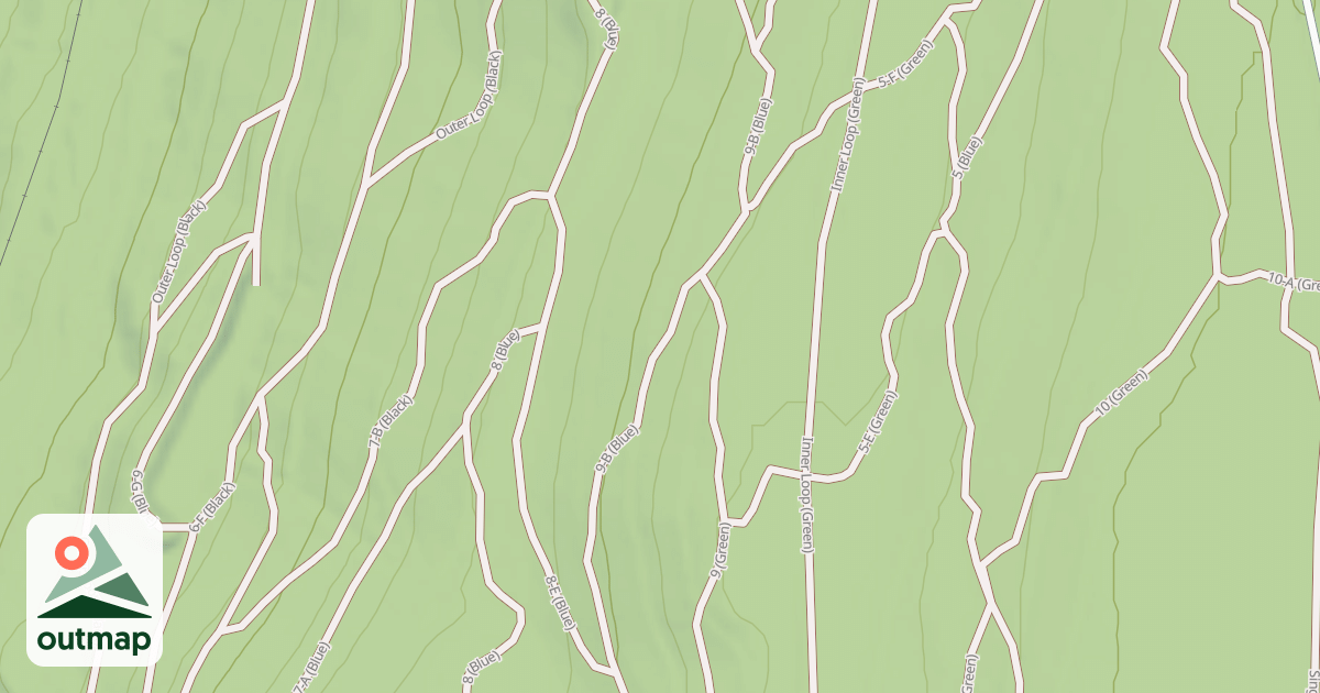 Map of Rock Run ATV Trails