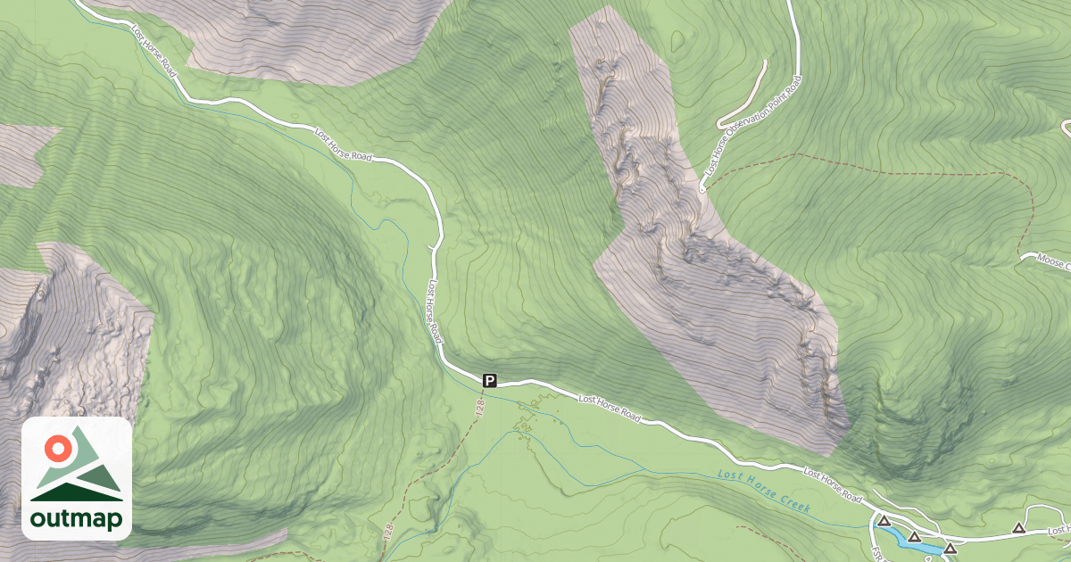 Map of (FDR) LOST HORSE