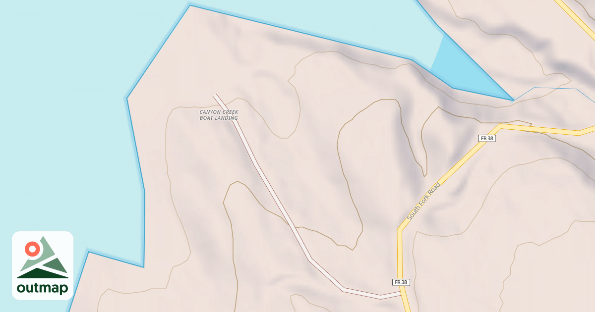 Map of CANYON CREEK CAMPGROUND