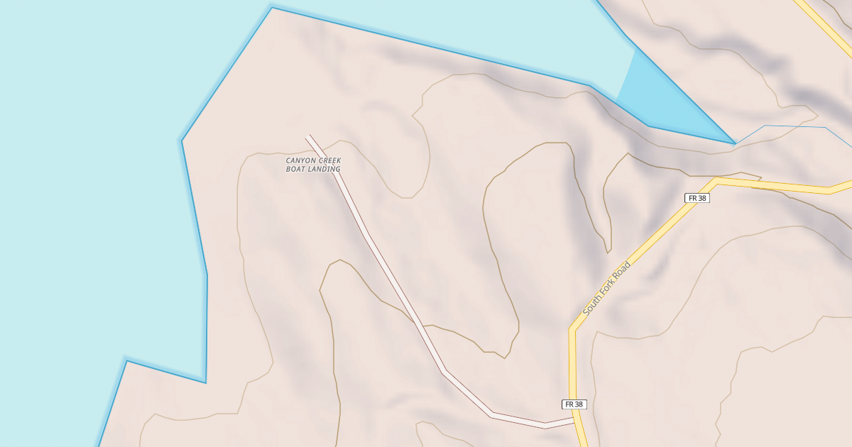 Map preview of CANYON CREEK CAMPGROUND