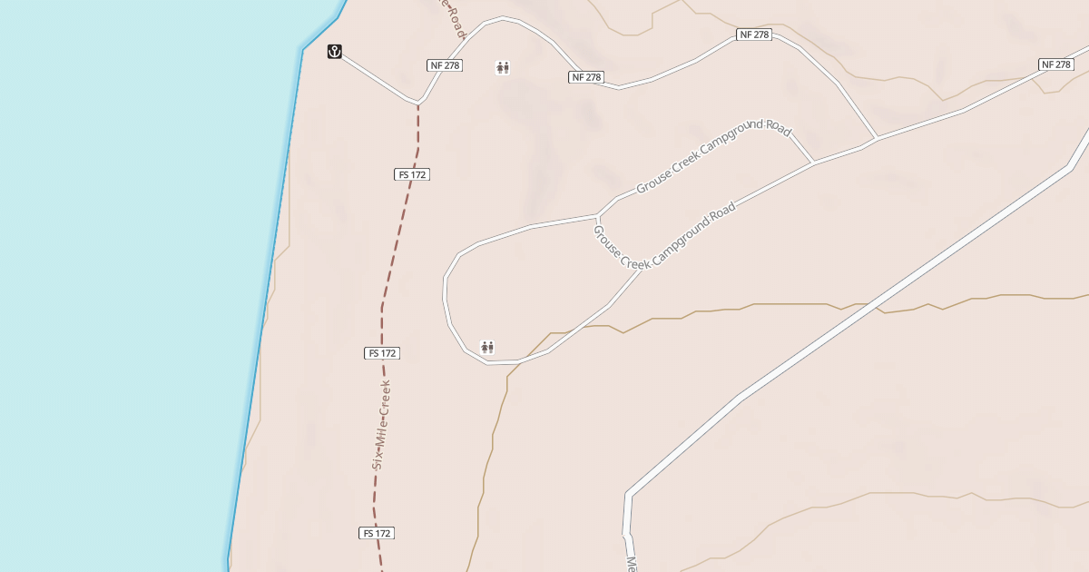 Map preview of GROUSE CREEK CG