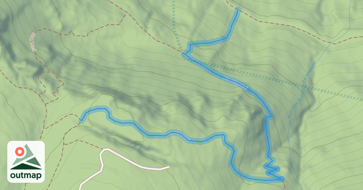 Map of DH Dégoutaï