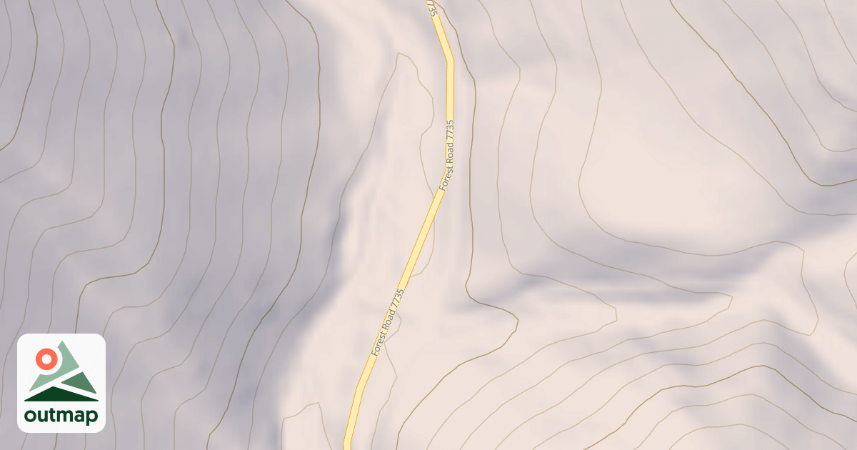 Map of USFS National Forest System Roads {8D1FBA6A-6A6A-4B7A-947F-8BBC45AD6257}