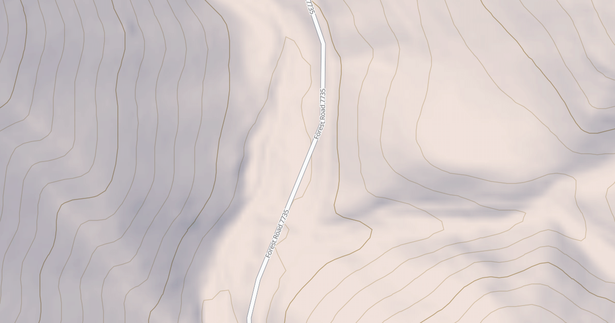 Map preview of USFS National Forest System Roads {8D1FBA6A-6A6A-4B7A-947F-8BBC45AD6257}