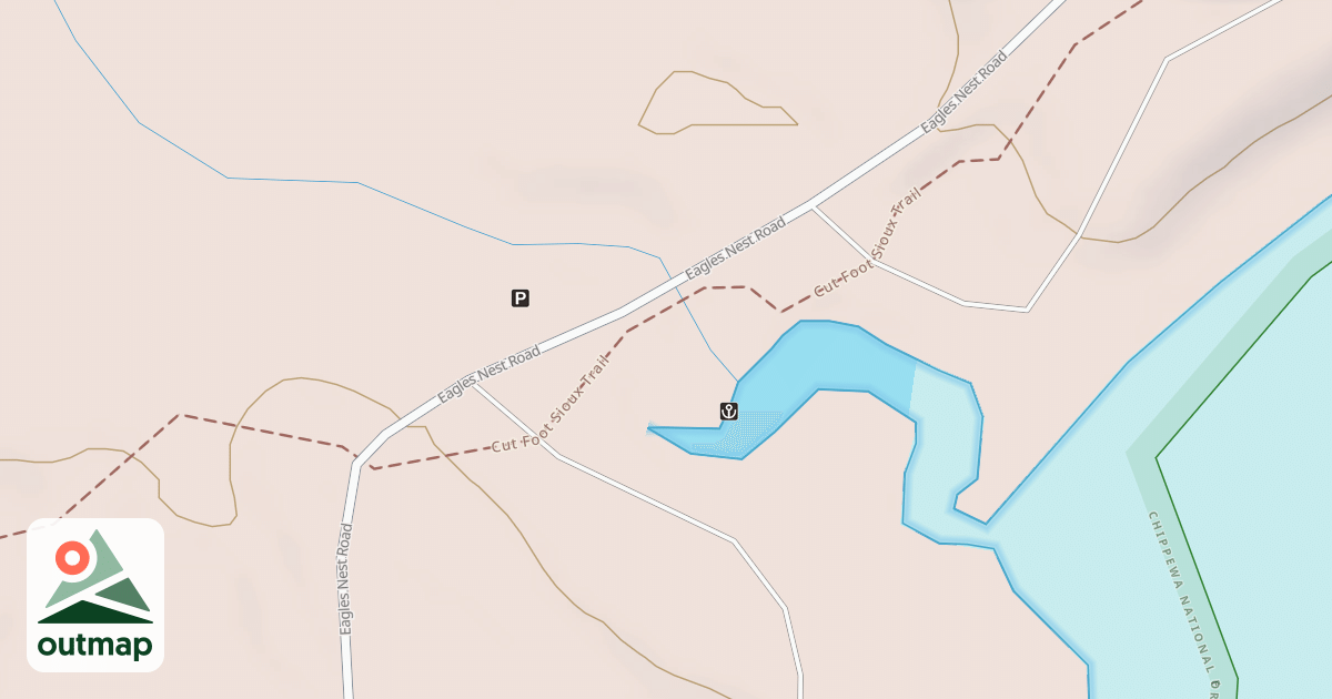 Map of DEER LAKE CAMPGROUNDS RAMP