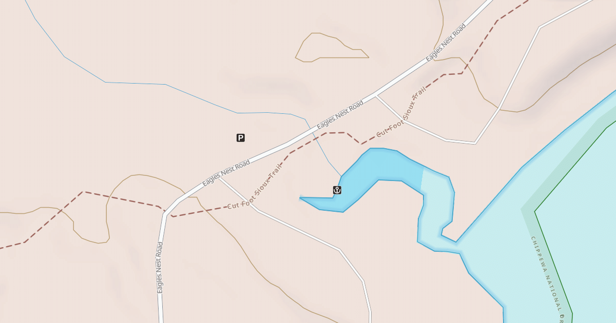 Map preview of DEER LAKE CAMPGROUNDS RAMP