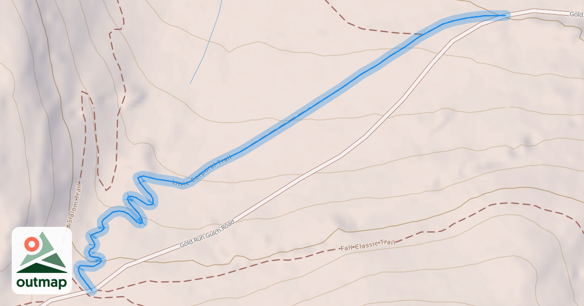 Map of Little Corporal Trail