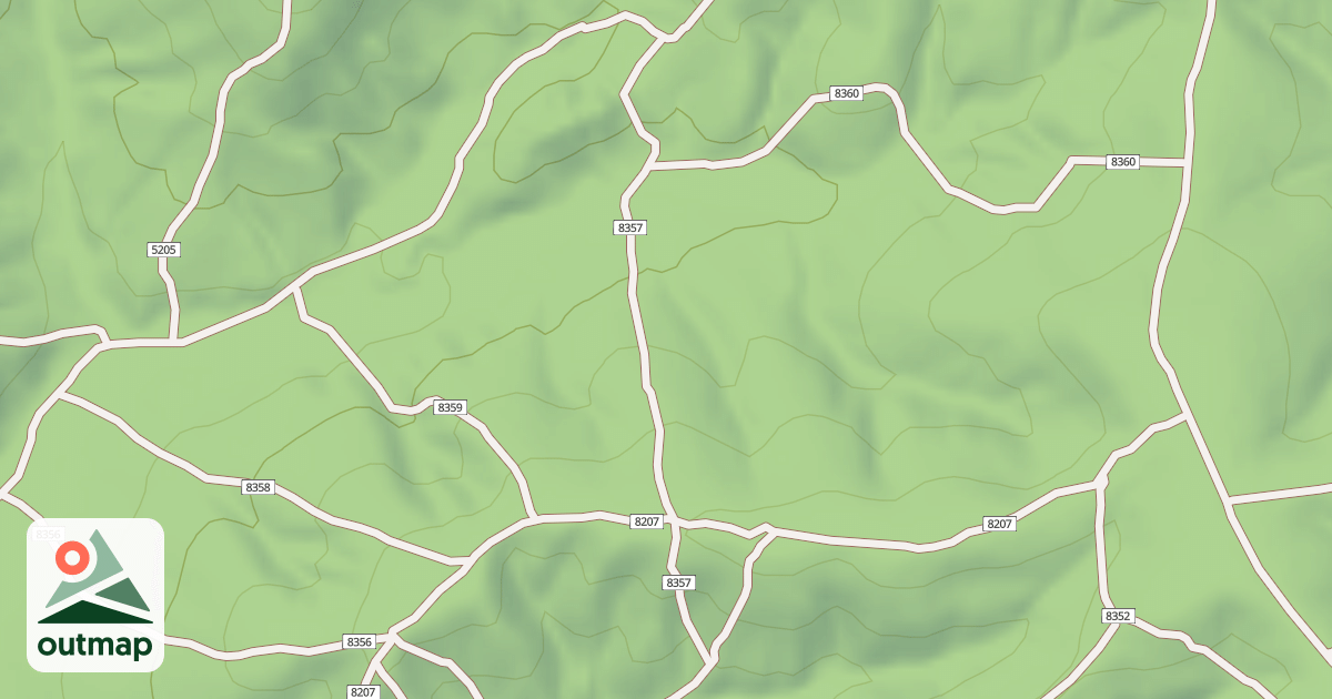 Map of USFS Motor Vehicle Use Map Trails 19044
