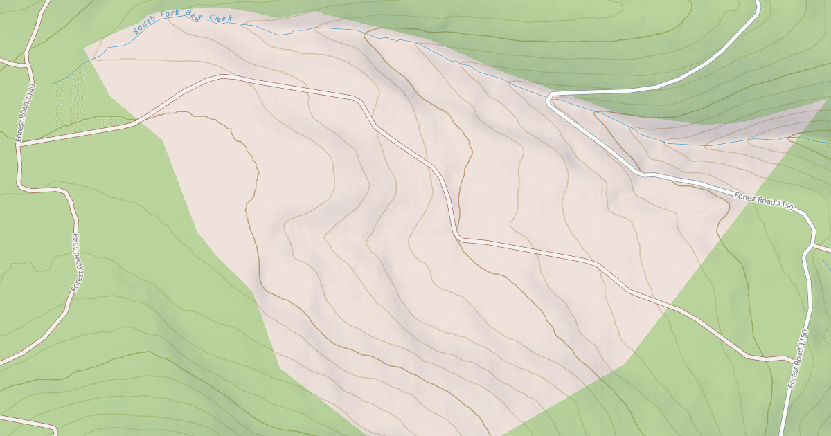 Map preview of USFS Motor Vehicle Use Map Roads {4C3337DA-0159-4AE9-92A3-F18A1F03EDFB}