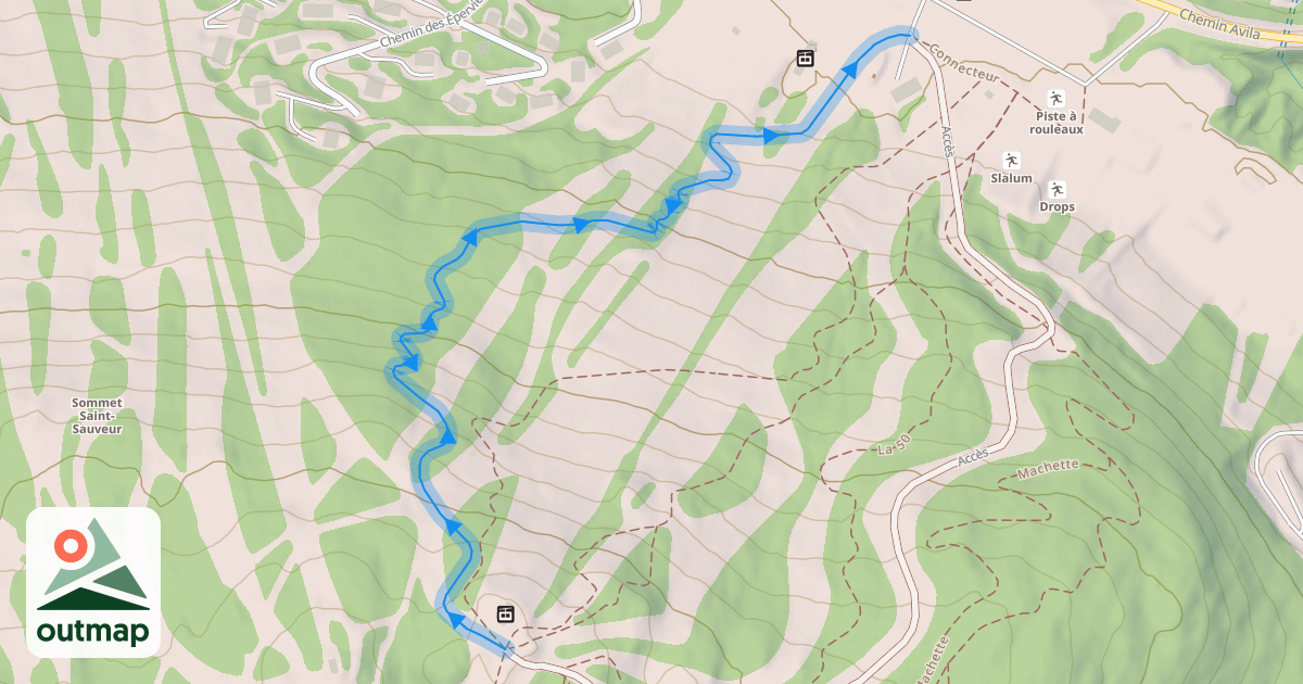 Map of Bacon strip