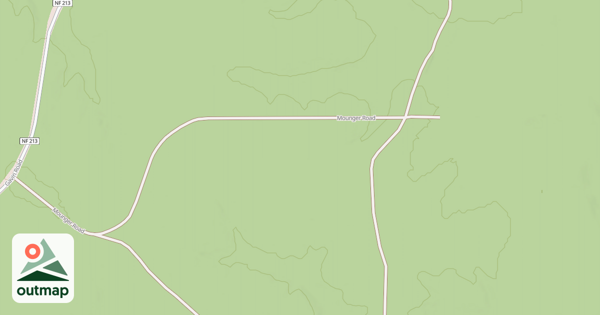 Map of MOUNGER