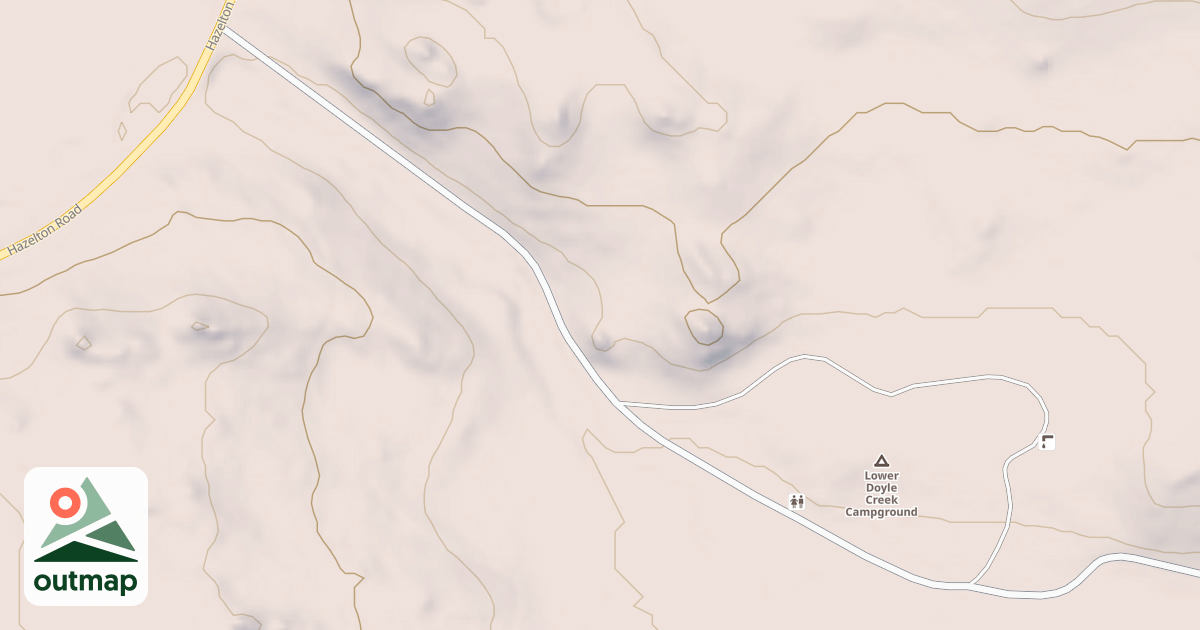 Map of LOWER DOYLE