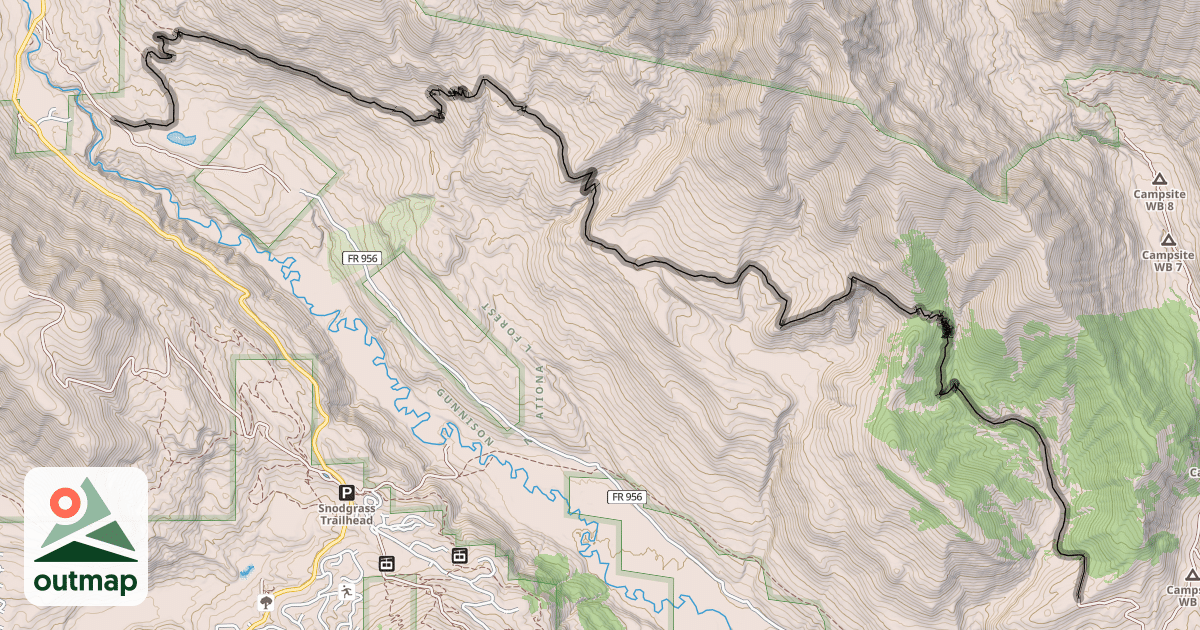 Map of Deer Creek Trail 568