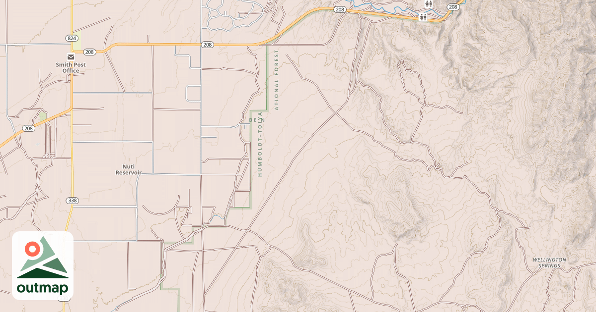 Map of ALLUVIAL PLAIN ROAD