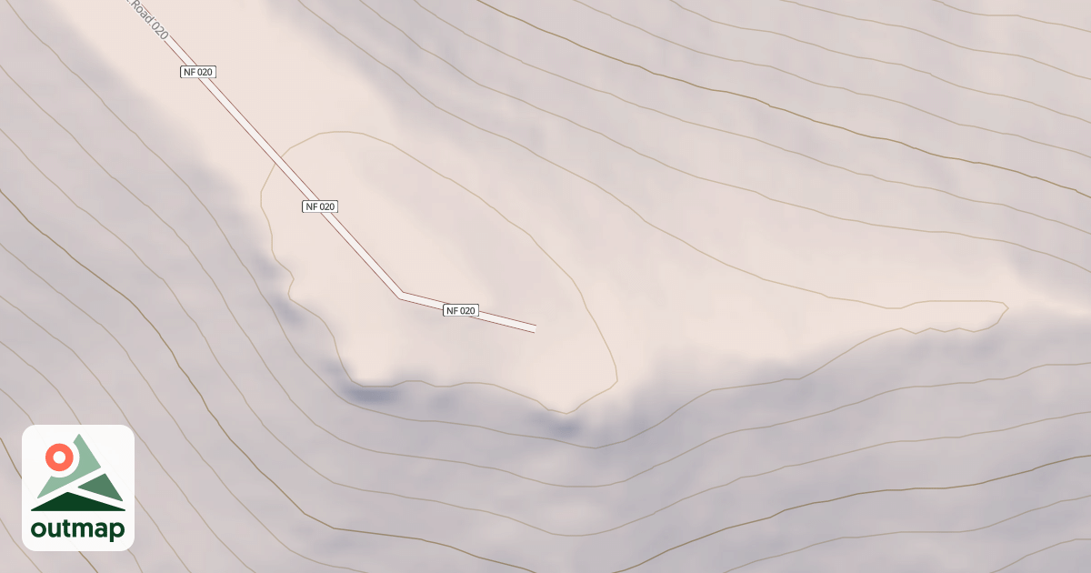Map of MIDDLE POINT RIDGE