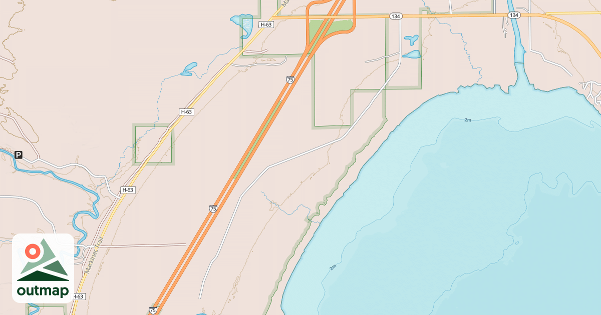 Map of I-75 ACCESS SOUTH