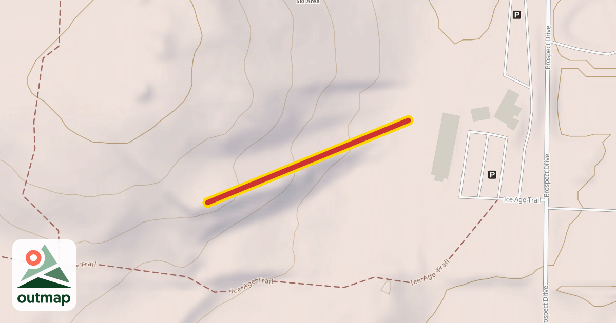 Map of Rope Tow