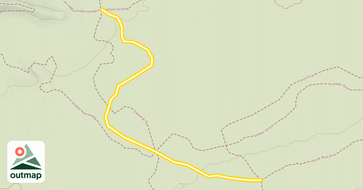 Map of Trow Trail