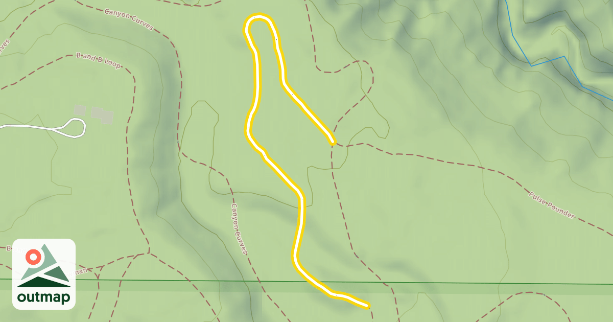Map of Canyon Curves