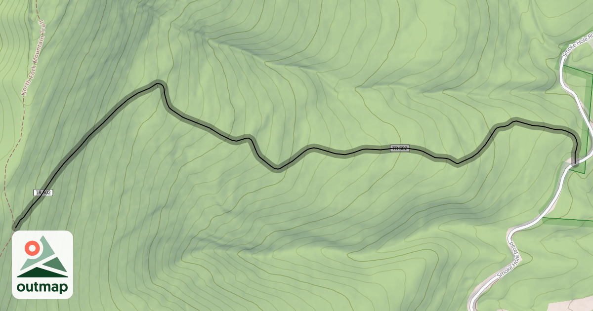 Map of Landis Trail