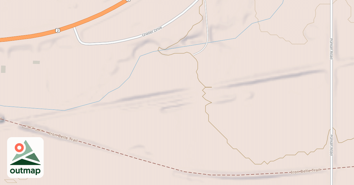 Map of Ironwood To Bessemer State Trail