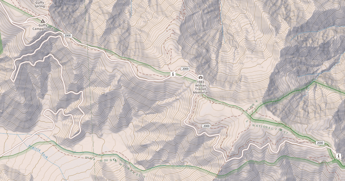 Map preview of E. BLUE RIDGE/WRIGHT MT