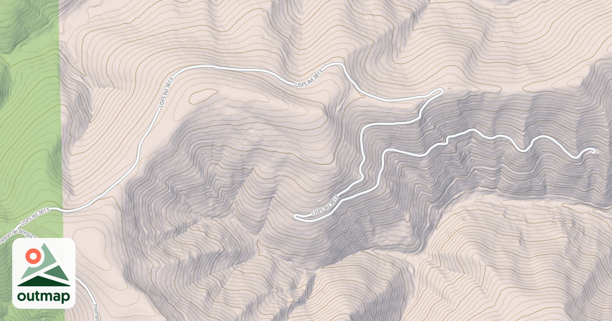 Map of MINERAL MOUNTAIN CREEK