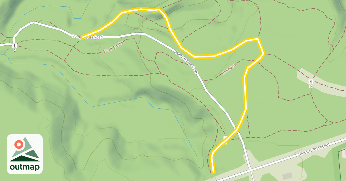Map of Brookside Loop