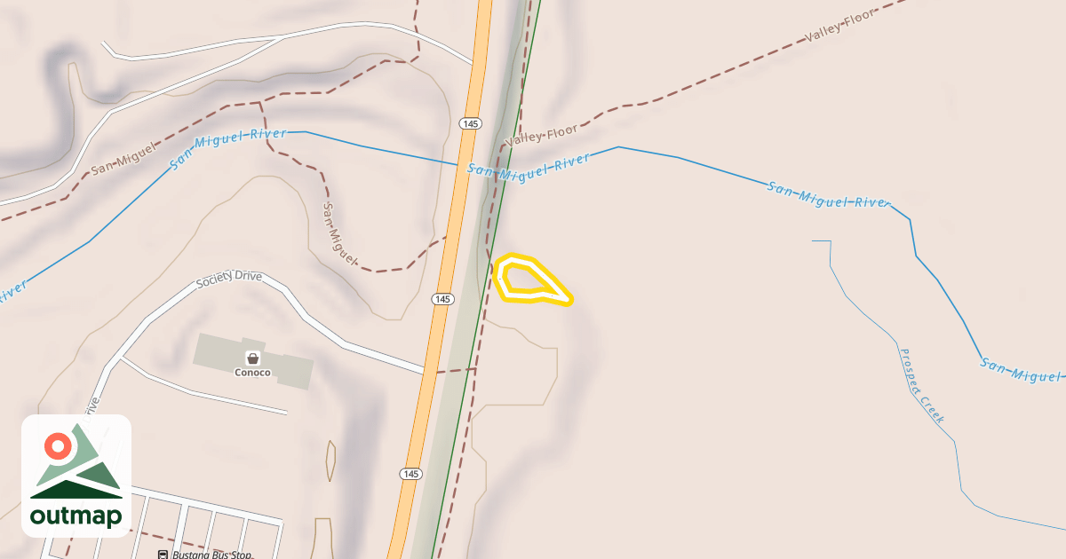 Map of Lawson Trailhead